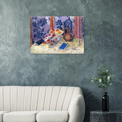 STILL LIFE 3 - Henri Matisse Brushed Aluminum Print - 70x100 cm / 28x40 inches | Henri Matisse Aluminum Print | Henri Matisse Prints