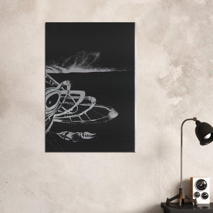 UNTITLED FROM THE NEW YORK COLLECTION FOR STOCKHOLM 1973 - Lee Bontecou Brushed Aluminum Print - 70x100 cm / 28x40 inches | Lee Bontecou Aluminum Print | Lee Bontecou Prints