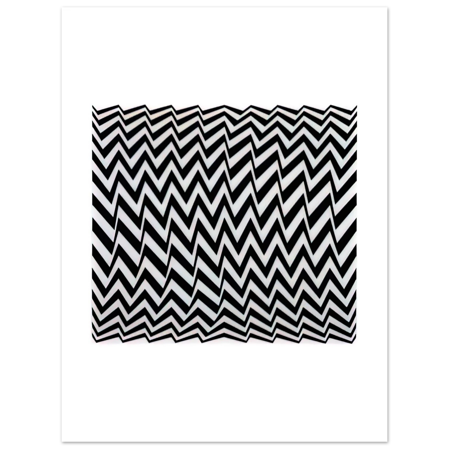 Bridget Riley - FRAGMENT 3 1965  75x100 cm / 30x40inches Fine Art Poster