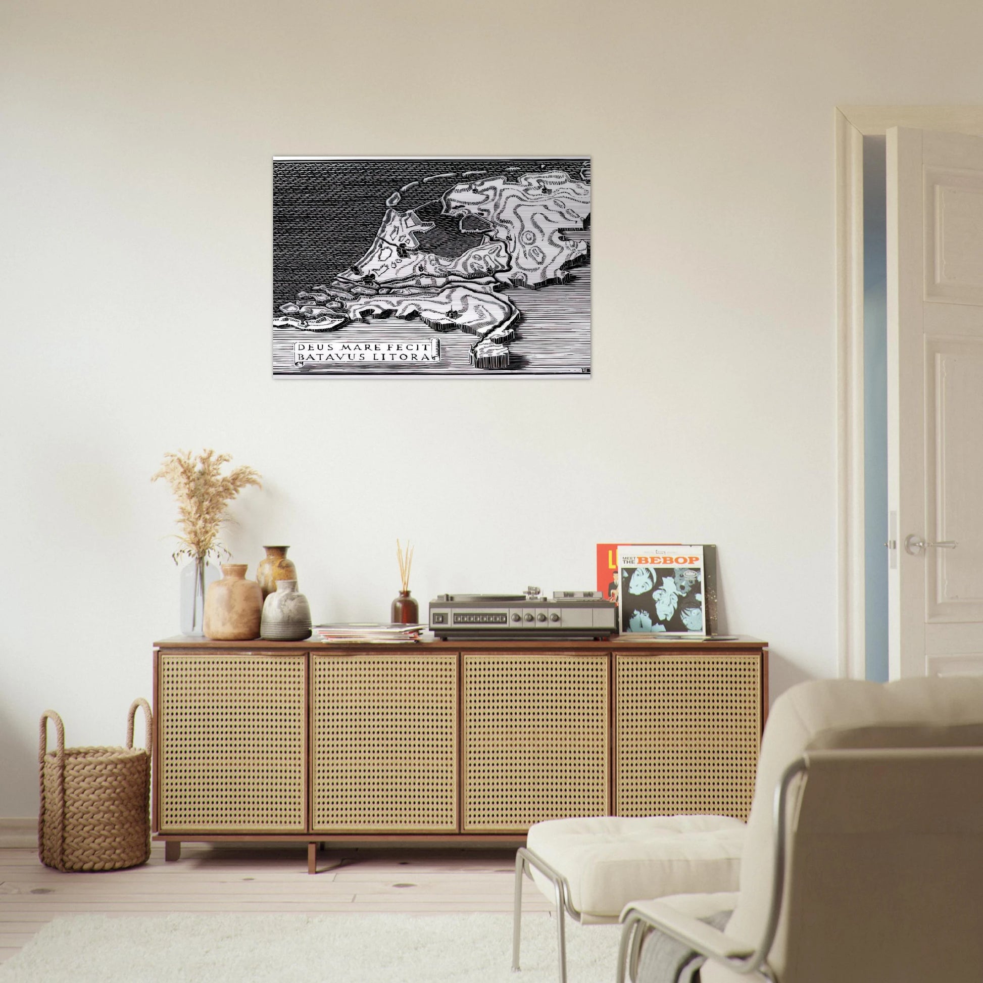 ESCHER (28) - MC Escher Brushed Aluminum Print - 70x100 cm / 28x40 inches | MC Escher Aluminum Print | MC Escher Prints