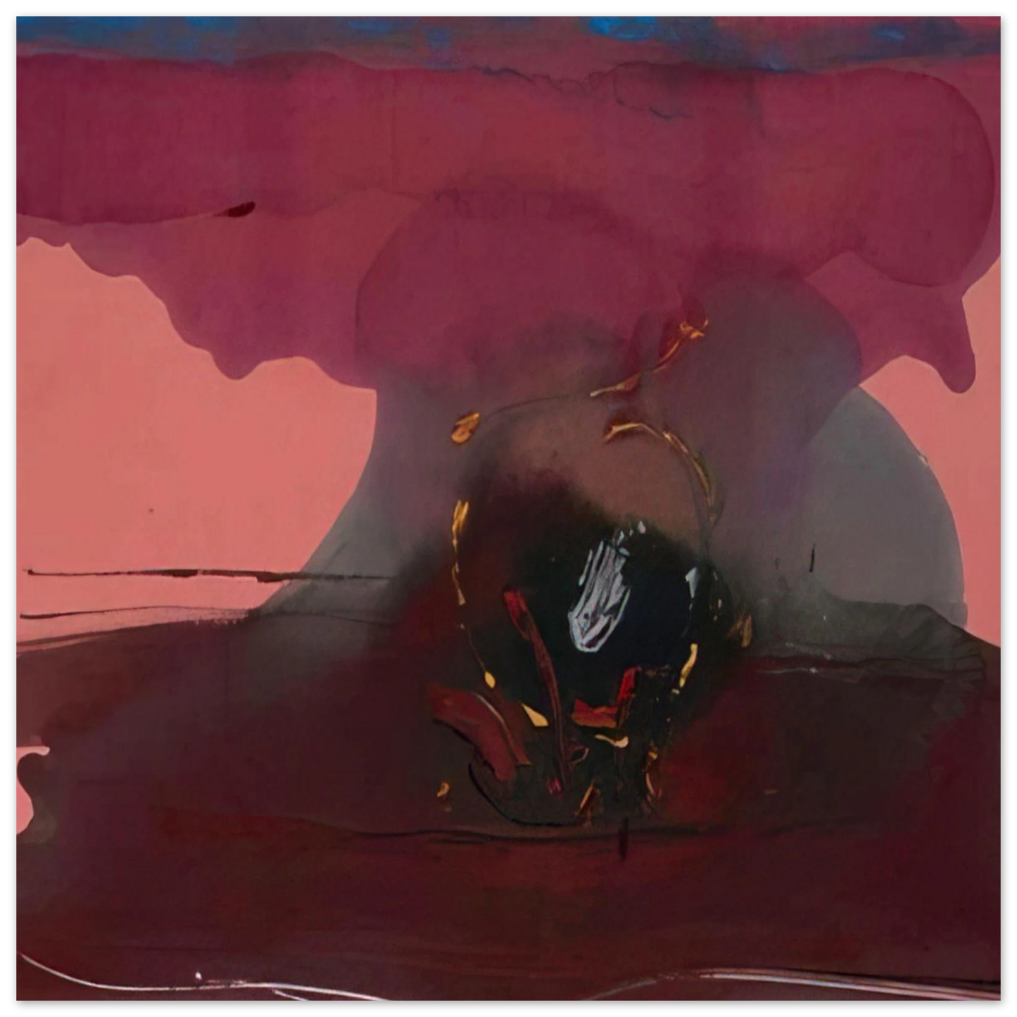 Helen Frankenthaler - Harbinger - 1986 Wall art - 40x50 cm / 16x20 inches - Fine Art Poster-canvas - -