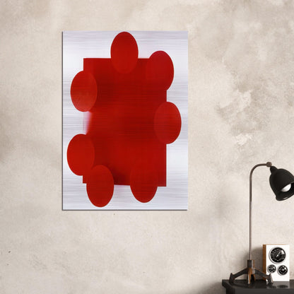 Amazonino #1 - 1989 - Lygia Pape Brushed Aluminum Print - 70x100 cm / 28x40 inches | Lygia Pape Aluminum Print | Lygia Pape Prints