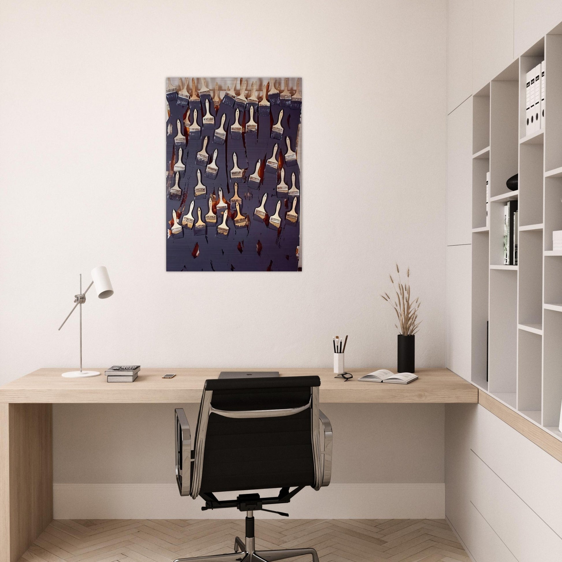 Untitled - 2000 - Arman Brushed Aluminum Print - 70x100 cm / 28x40 inches | Arman Aluminum Print | Arman Prints
