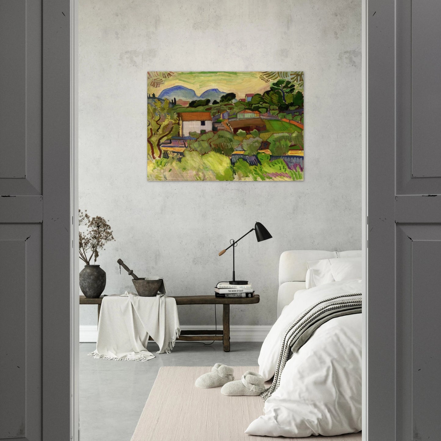THE RIVER - Raoul Dufy Brushed Aluminum Print - 70x100 cm / 28x40 inches | Raoul Dufy Aluminum Print | Raoul Dufy Prints