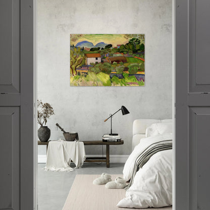 THE RIVER - Raoul Dufy Brushed Aluminum Print - 70x100 cm / 28x40 inches | Raoul Dufy Aluminum Print | Raoul Dufy Prints