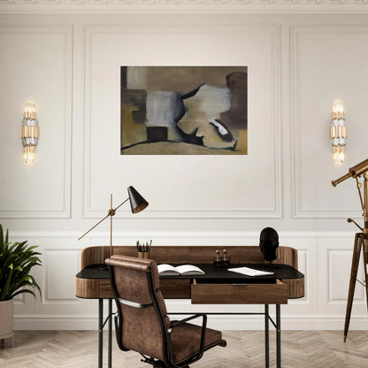 Beyond Emperors - 1952 - Theodoros Stamos Brushed Aluminum Print - 70x100 cm / 28x40 inches | Theodoros Stamos Aluminum Print | Theodoros Stamos Prints