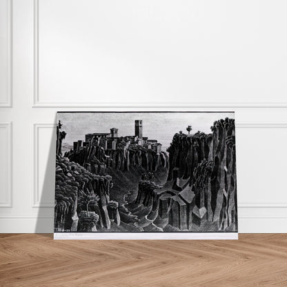 CIMINO BARBARANO - MC Escher Brushed Aluminum Print - 70x100 cm / 28x40 inches | MC Escher Aluminum Print | MC Escher Prints