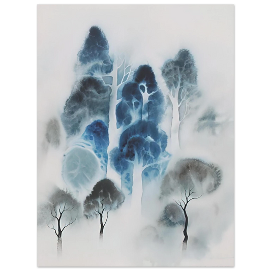 Eyvind Earle - Woodland  75x100 cm / 30x40inches Fine Art Poster