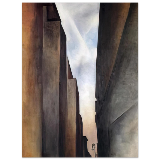 Georgia O'Keeffe - Street of New York II Fine Art Poster