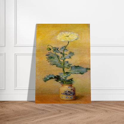 White Poppy - claude monet Brushed Aluminum Print - 70x100 cm / 28x40 inches | claude monet Aluminum Print | claude monet Prints