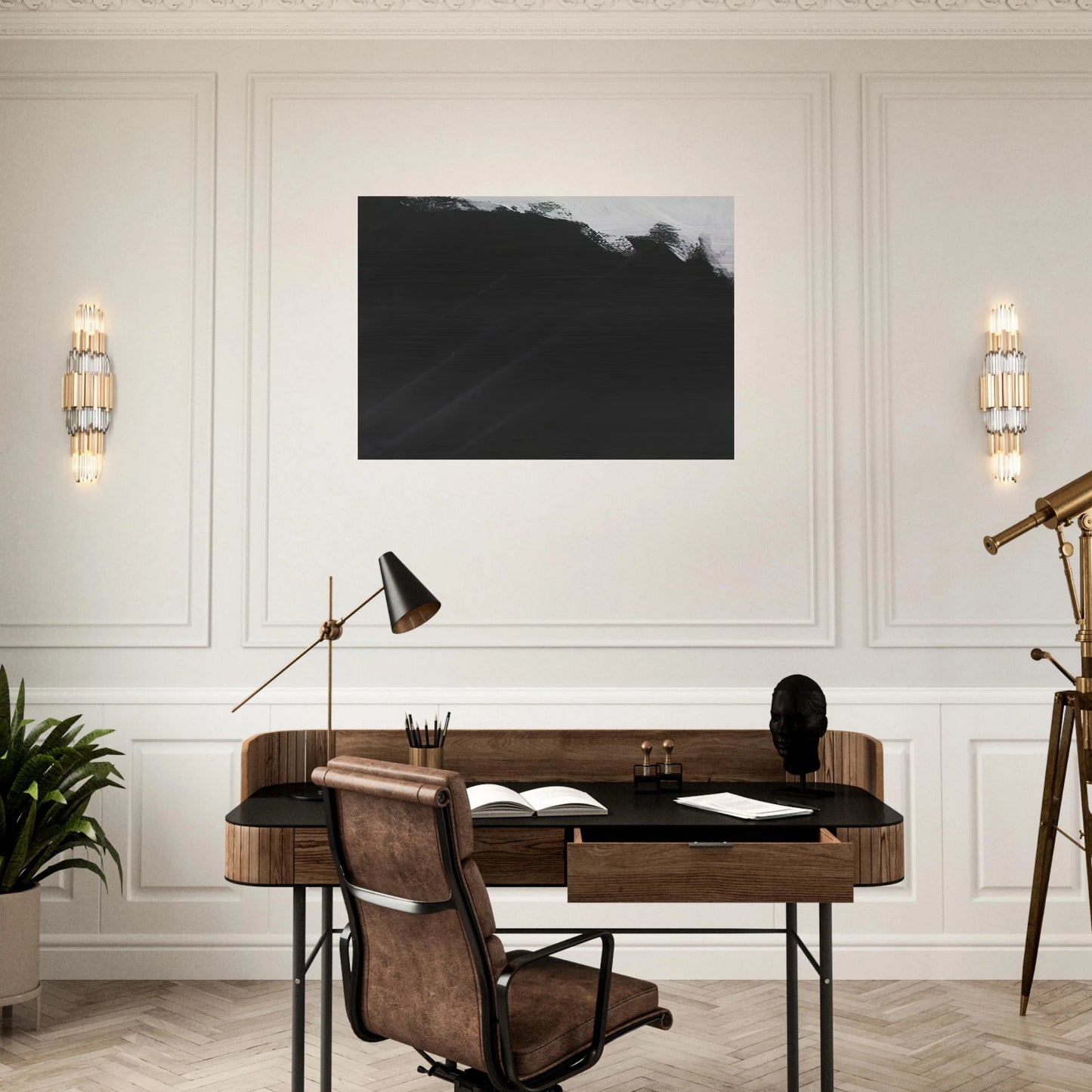 Untitled - 1988 - Ralston Crawford Brushed Aluminum Print - 70x100 cm / 28x40 inches | Ralston Crawford Aluminum Print | Ralston Crawford Prints