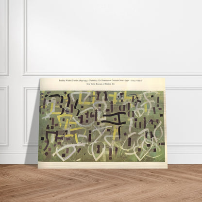 Number 9. In Praise of Gertrude Stein - 1950 - Bradley Walker Tomlin Brushed Aluminum Print - 70x100 cm / 28x40 inches | Bradley Walker Tomlin Aluminum Print | Bradley Walker Tomlin Prints