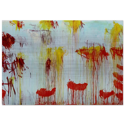Lepanto, Part XI - Cy Twombly Brushed Aluminum Print - 70x100 cm / 28x40 inches | Cy Twombly Aluminum Print | Cy Twombly Prints
