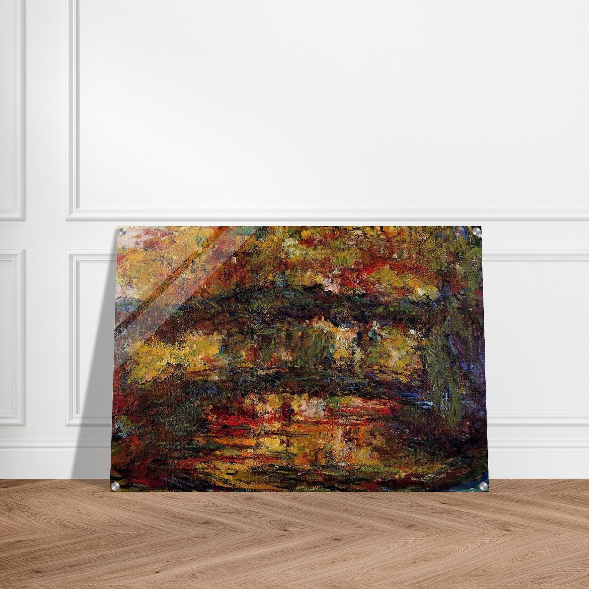 The Japanese Bridge 4 - claude monet Acrylic Print - 70x100 cm / 28x40″ inches