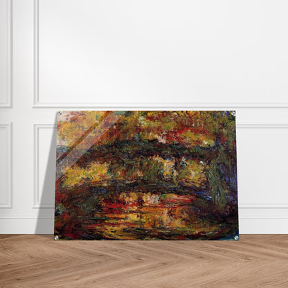 The Japanese Bridge 4 - claude monet Acrylic Print - 70x100 cm / 28x40″ inches