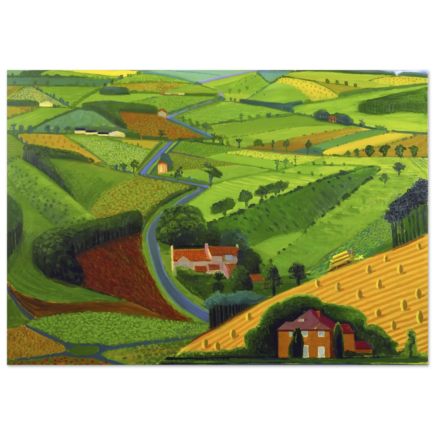 David Hockney - David Hockney Wall art - 13x18 cm / 5x7 Inches - Fine Art Poster - -