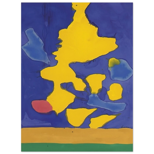 Helen Frankenthaler - Saturn Revisited - 1964 Wall art - 13x18 cm / 5x7 Inches - Fine Art Poster - -