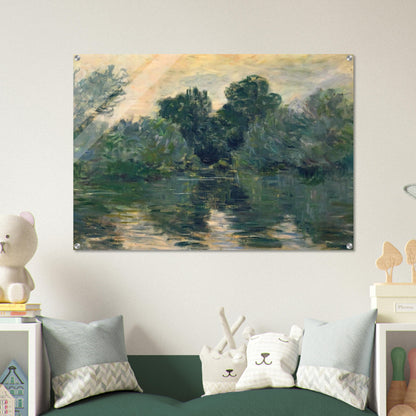 The Arm of the Seine - claude monet Acrylic Print - 70x100 cm / 28x40″ inches | claude monet Wall Art | claude monet Prints
