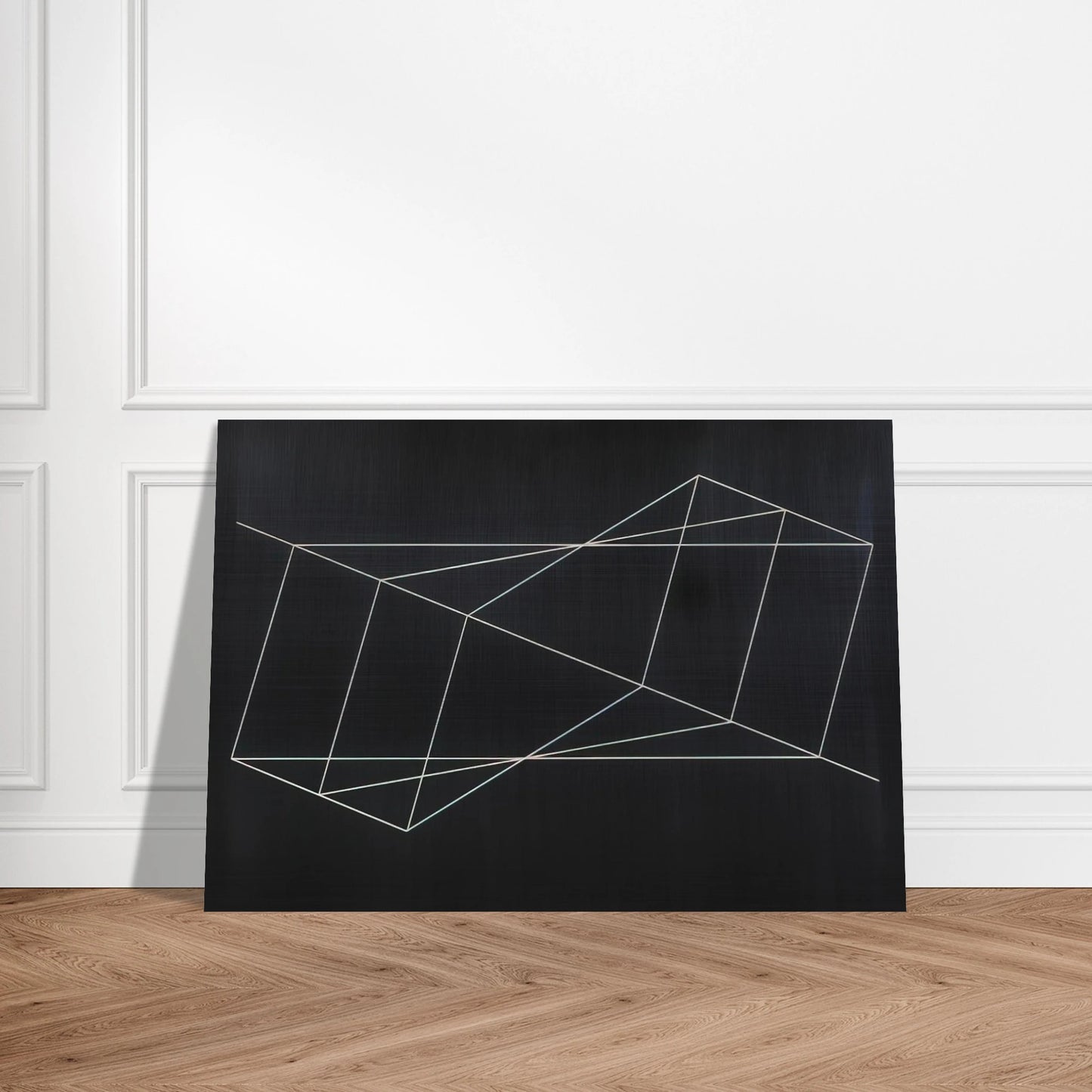 TWISTED BUT STRAIGHT 1948 - Josef Albers Brushed Aluminum Print - 70x100 cm / 28x40 inches | Josef Albers Aluminum Print | Josef Albers Prints