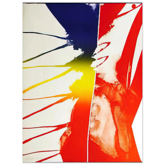 Paul Jenkins - Continental Divide - 1981  75x100 cm / 30x40inches Fine Art Poster