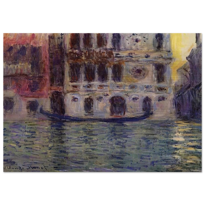 Palazzo Dario 3 - claude monet Brushed Aluminum Print - 70x100 cm / 28x40 inches | claude monet Aluminum Print | claude monet Prints