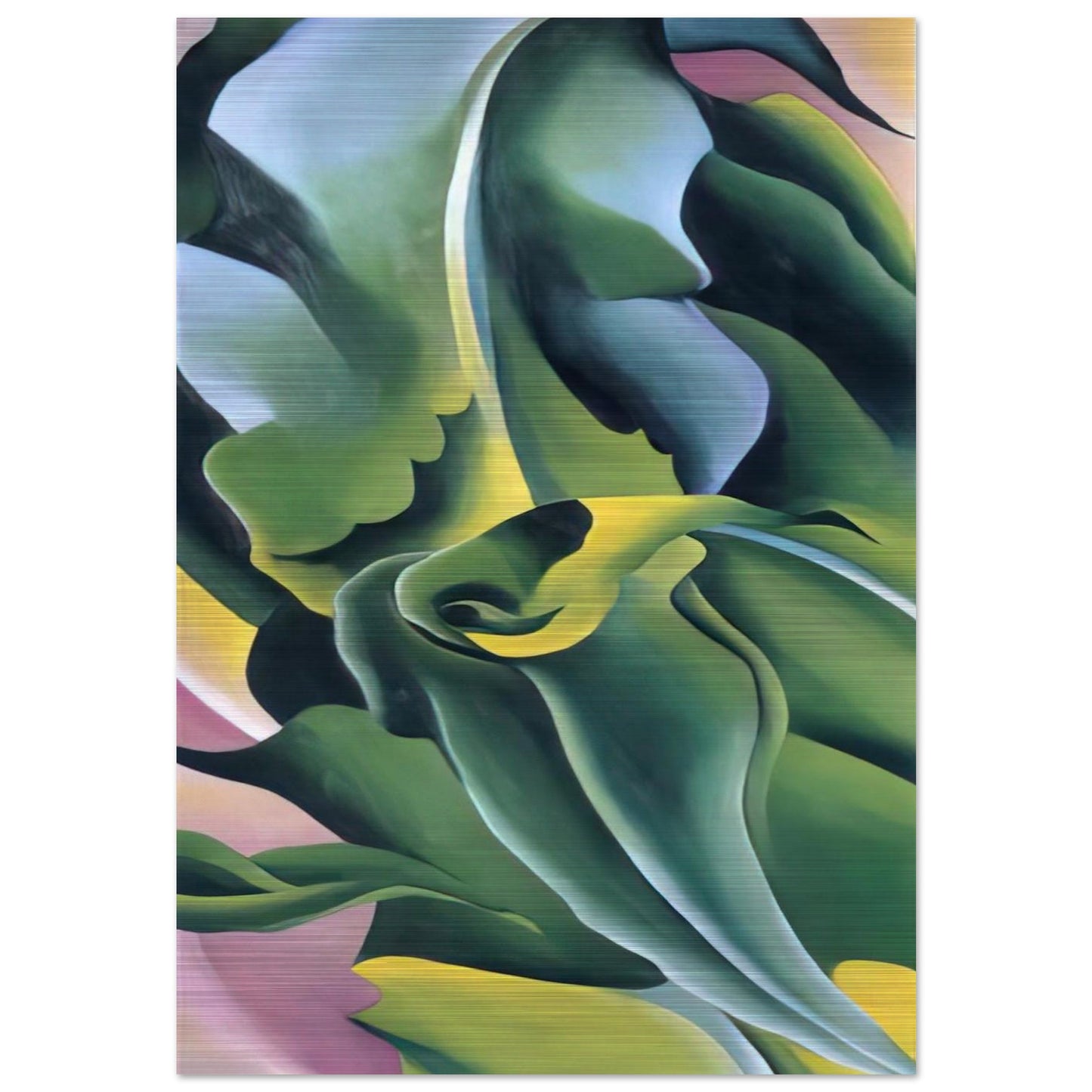 Corn No. 2 - Georgia O'Keeffe Brushed Aluminum Print - 70x100 cm / 28x40 inches | Georgia O'Keeffe Aluminum Print | Georgia O'Keeffe Prints
