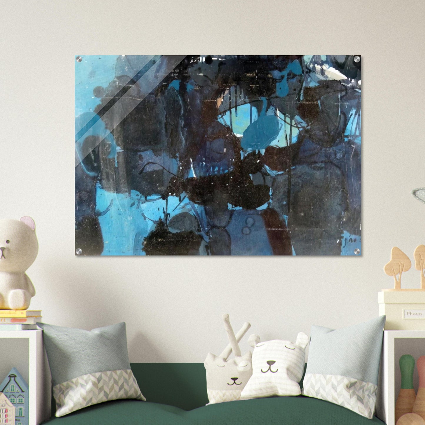Untitled - 1950 - Jiro Yoshihara Acrylic Print - 70x100 cm / 28x40″ inches