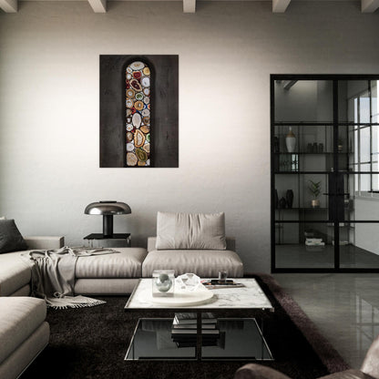 AHATFENSTER 2009 0 - Sigmar Polke Brushed Aluminum Print - 70x100 cm / 28x40 inches | Sigmar Polke Aluminum Print | Sigmar Polke Prints