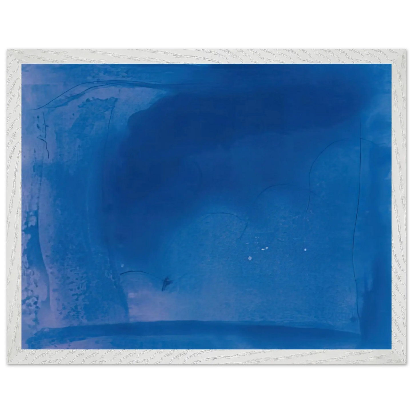 Helen Frankenthaler - Corot s Mark - 1987 Wall art - 70x100 cm / 28x40 Inches - Premium Wooden Framed Poster With Fine Art Paper - Wood frame