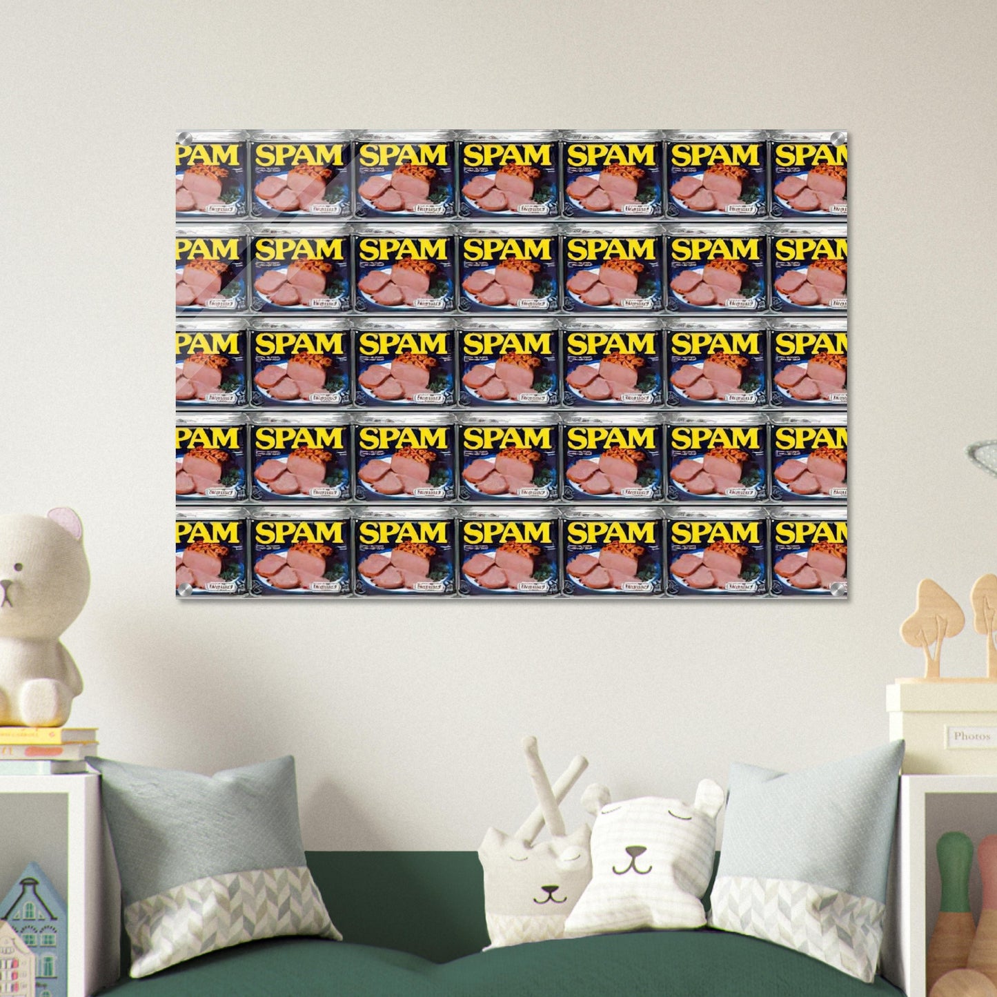 Spam - Andy Warhol Acrylic Print - 70x100 cm / 28x40″ inches