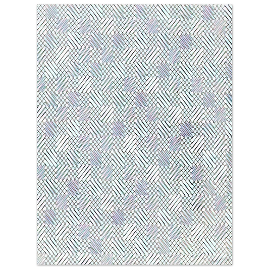 Francois Morellet - Untitled Diagonals - 1970  75x100 cm / 30x40inches Fine Art Poster