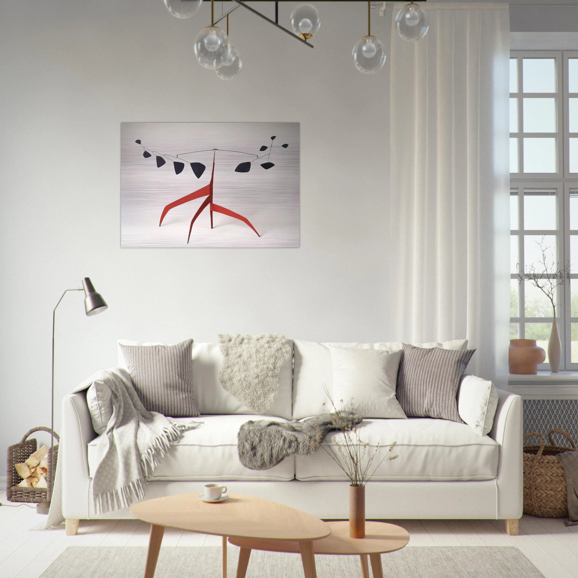 SOUTHERN CROSS MAQUETTE 1963 - Alexander Calder Brushed Aluminum Print - 70x100 cm / 28x40 inches | Alexander Calder Aluminum Print | Alexander Calder Prints