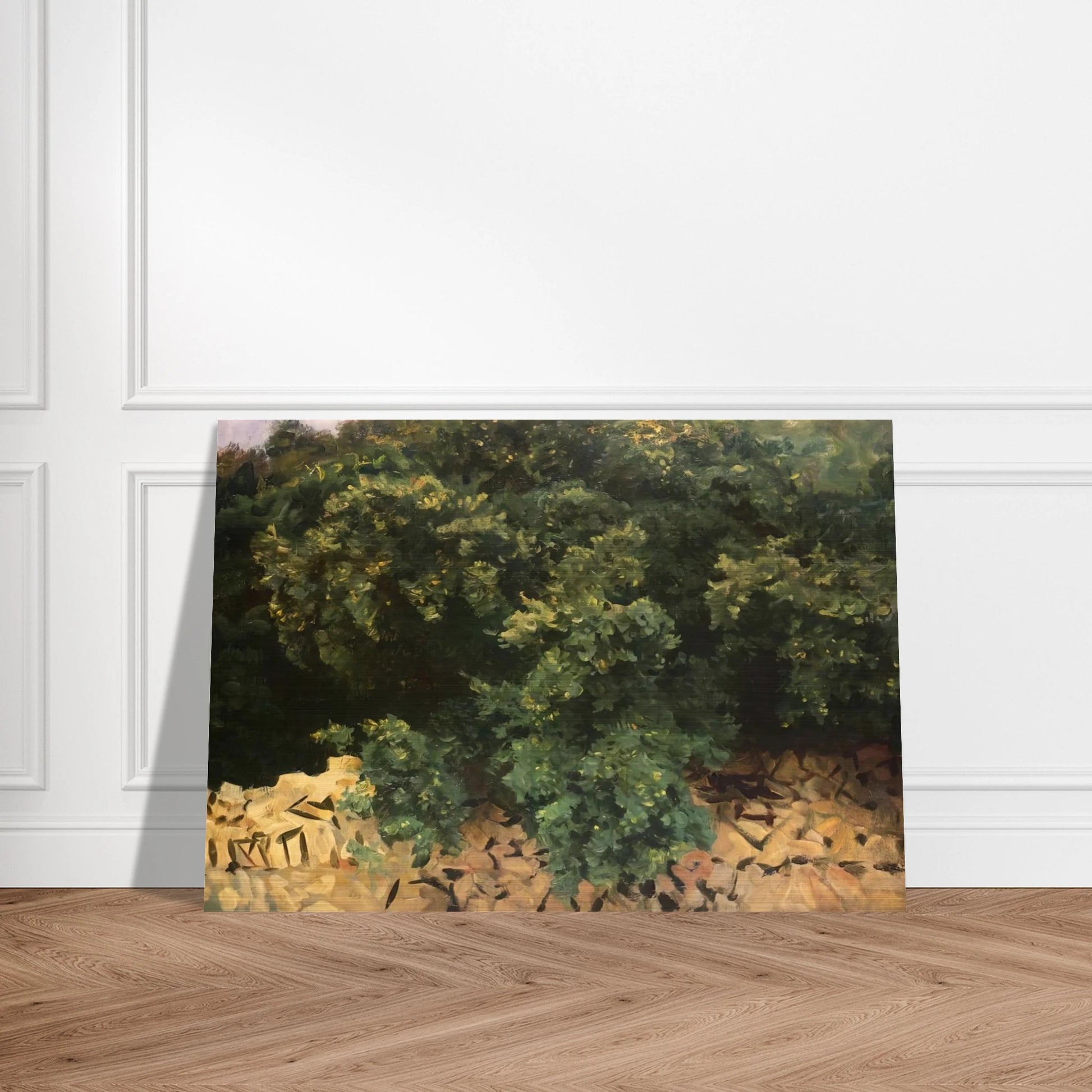 Ilex Wood, Majorca - John Singer Sargent Brushed Aluminum Print - 70x100 cm / 28x40 inches | John Singer Sargent Aluminum Print | John Singer Sargent Prints
