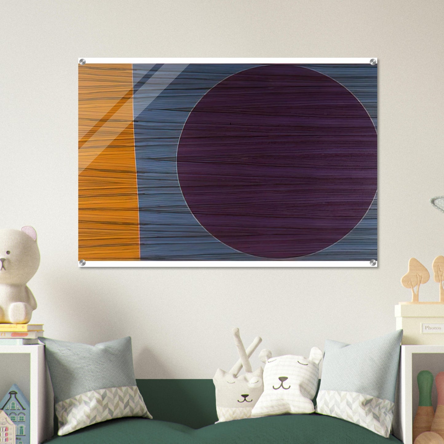 Rhinoceros 3 - Sam Gilliam Acrylic Print - 70x100 cm / 28x40″ inches