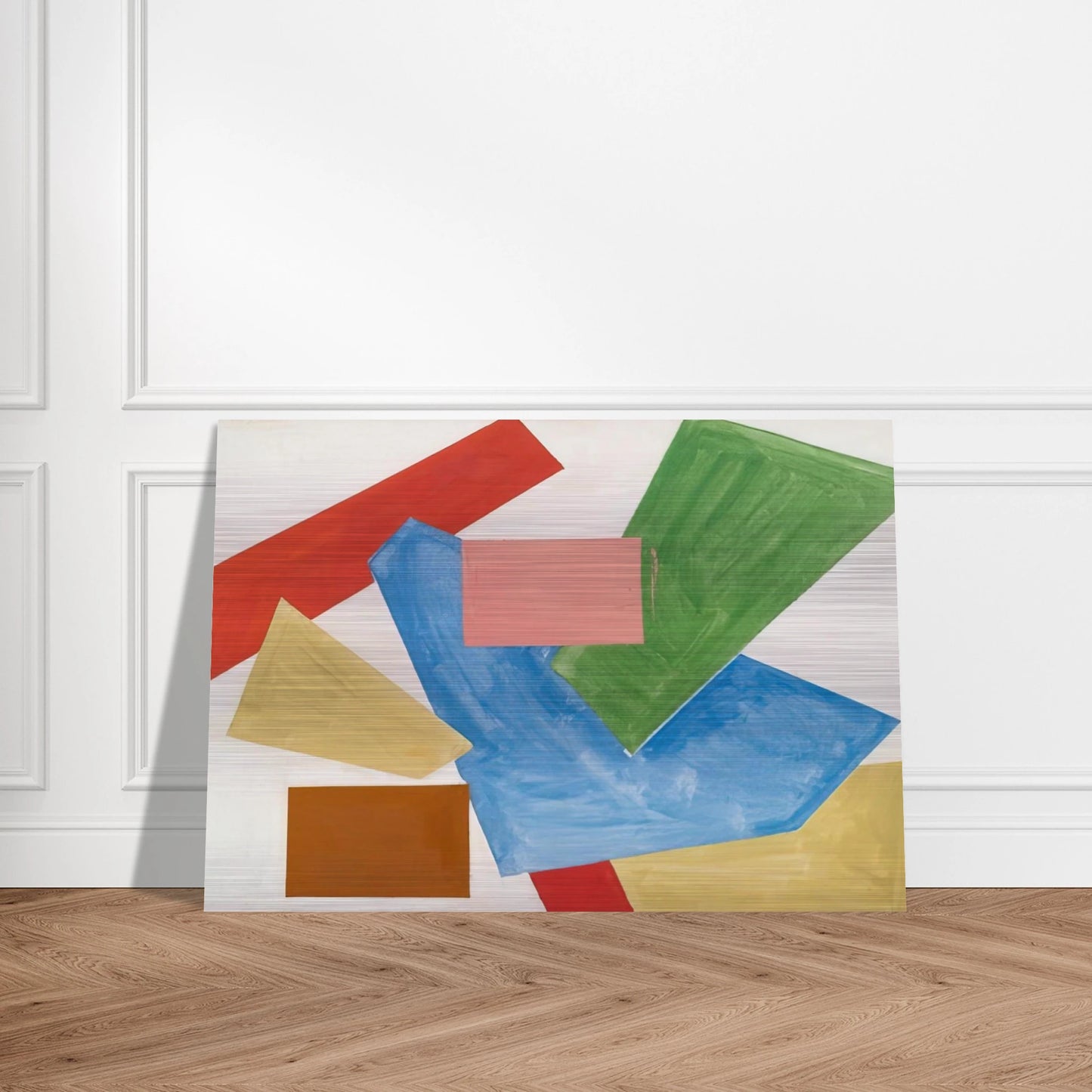 Abstraction in White - Hans Hofmann Brushed Aluminum Print - 70x100 cm / 28x40 inches | Hans Hofmann Aluminum Print | Hans Hofmann Prints