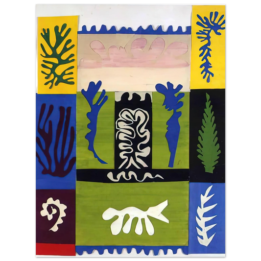 Henri Matisse - CUT OUTS 5  75x100 cm / 30x40inches Fine Art Poster