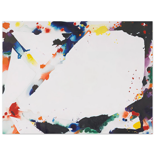 Sam Francis - Angel Trails  75x100 cm / 30x40inches Fine Art Poster
