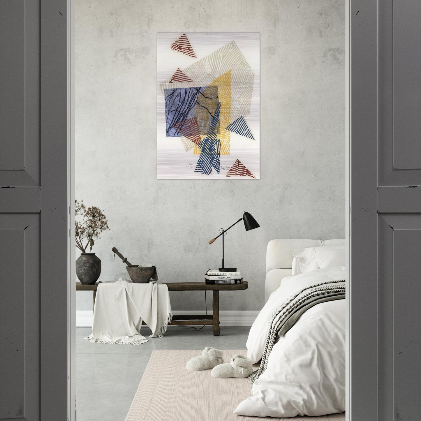 Buoy Landscape II - Sam Gilliam Brushed Aluminum Print - 70x100 cm / 28x40 inches | Sam Gilliam Aluminum Print | Sam Gilliam Prints