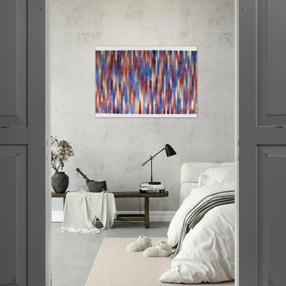 Banjo - 1981 - Gene Davis Brushed Aluminum Print - 70x100 cm / 28x40 inches | Gene Davis Aluminum Print | Gene Davis Prints