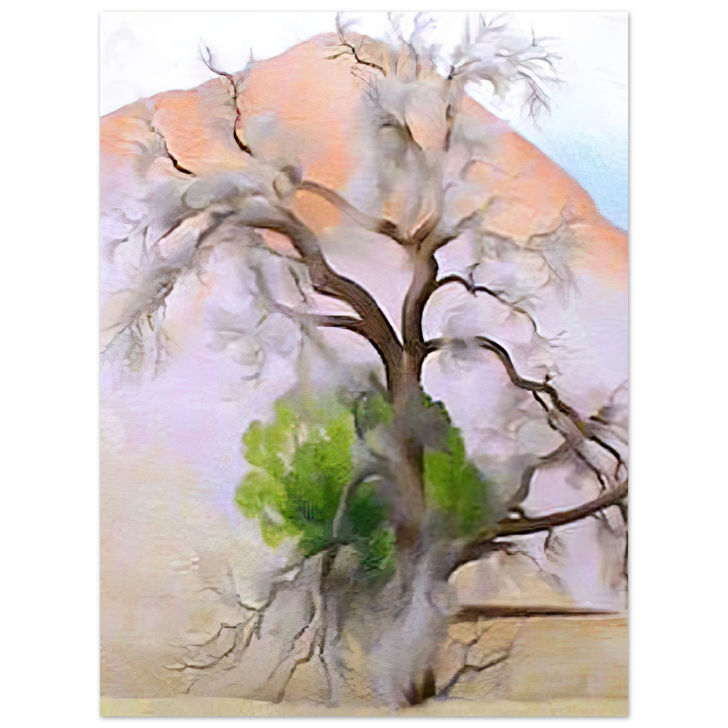 Georgia O'Keeffe - Pinons with Cedar Fine Art Poster