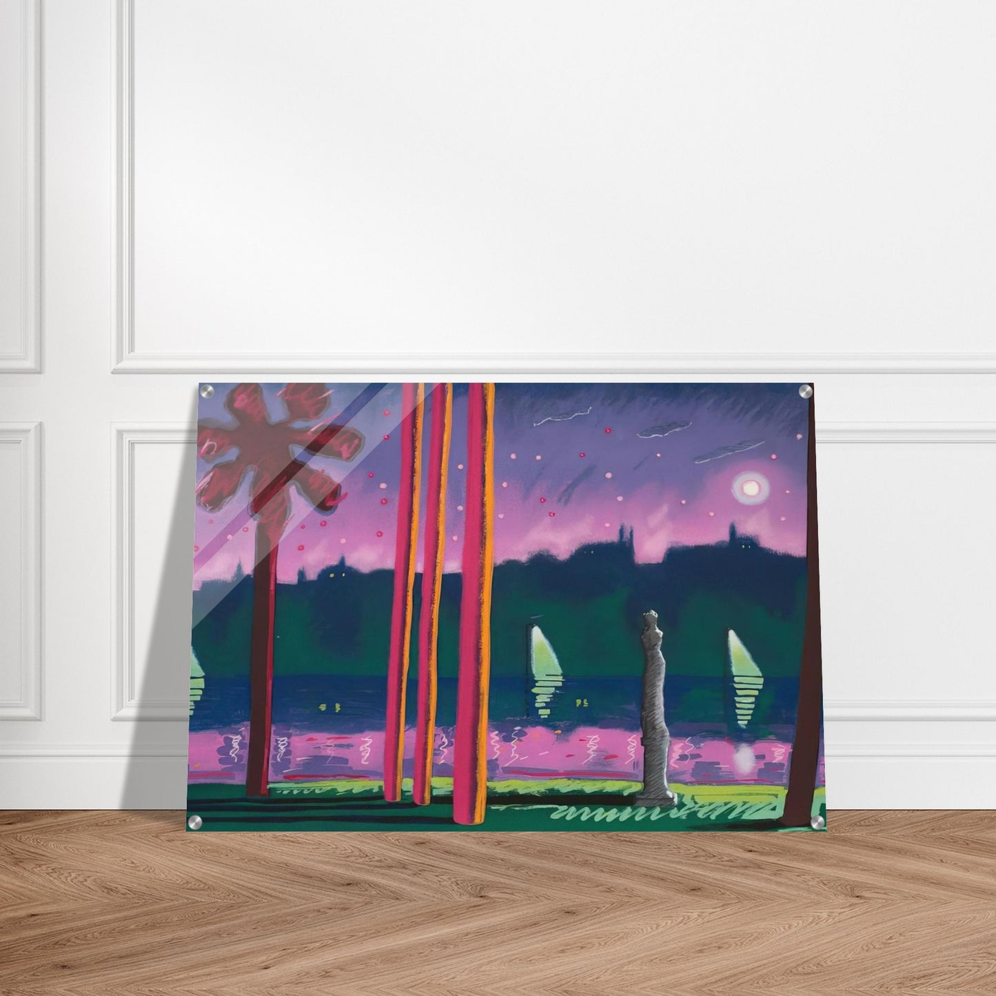 Suave Como La Noche - 1982 - Carlos Almaraz Acrylic Print - 70x100 cm / 28x40″ inches