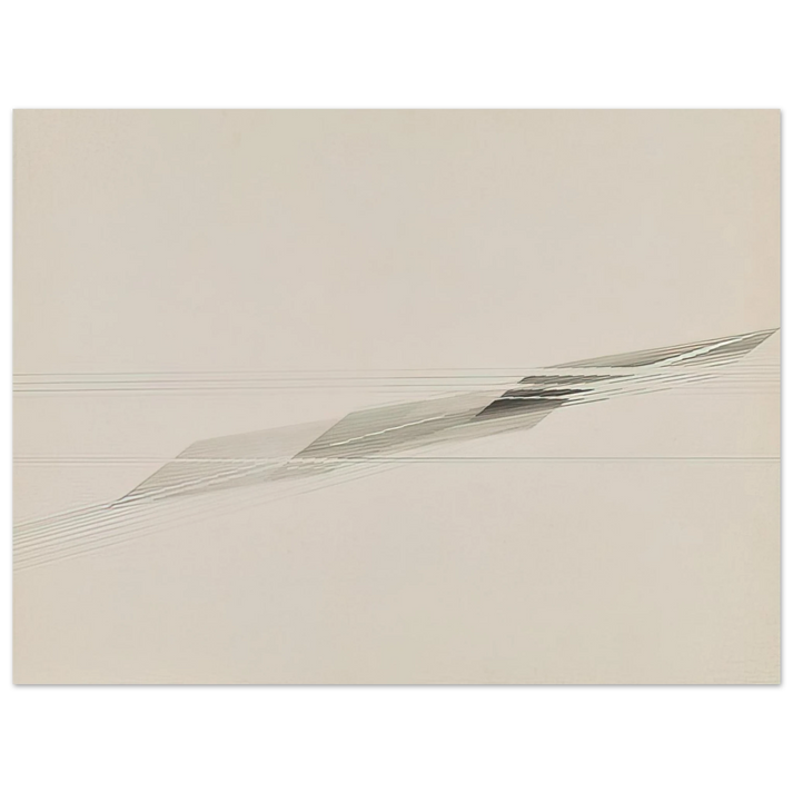 Nasreen Mohamedi - Untitled - Minimalism  75x100 cm / 30x40inches Fine Art Poster