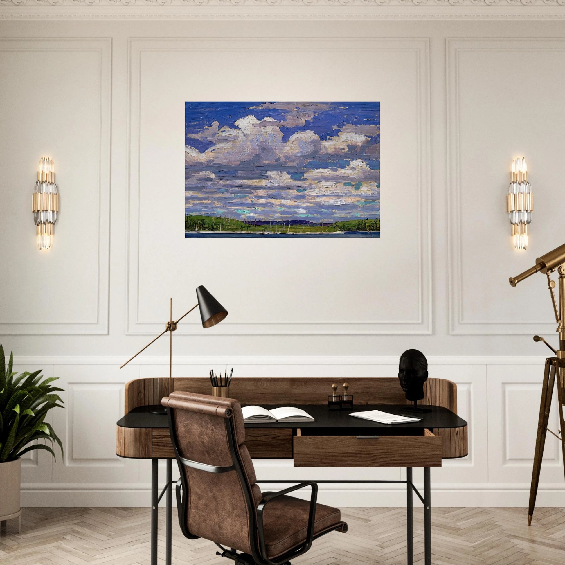 SUMMER DAY 1915 - Tom Thomson Brushed Aluminum Print - 70x100 cm / 28x40 inches | Tom Thomson Aluminum Print | Tom Thomson Prints