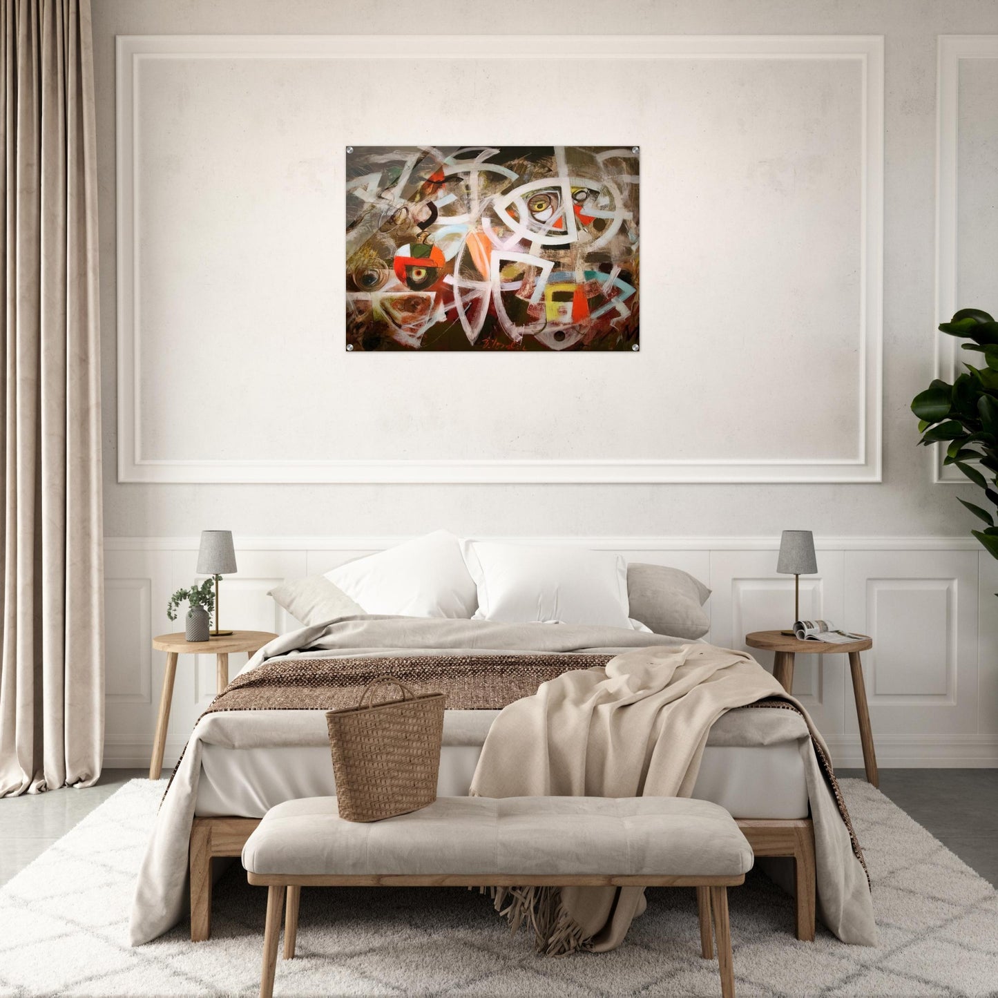 Maneuver for Position - 1947 - Bradley Walker Tomlin Acrylic Print - 70x100 cm / 28x40″ inches
