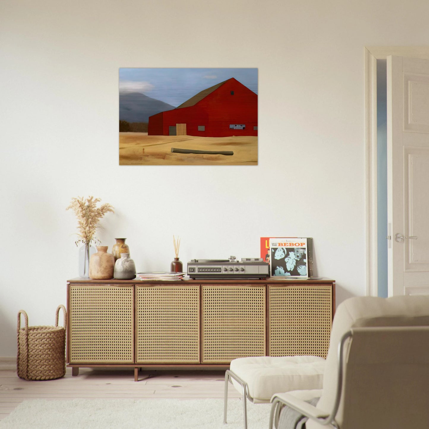 Orange no. 2 1939 - Precisionism - Ralston Crawford Brushed Aluminum Print - 70x100 cm / 28x40 inches | Ralston Crawford Aluminum Print | Ralston Crawford Prints