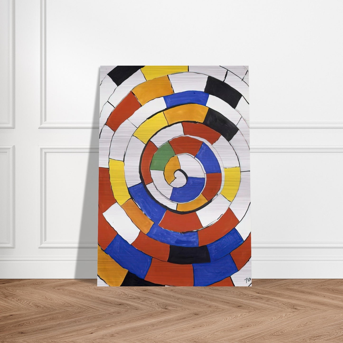 SPIRAL 1970 - Alexander Calder Brushed Aluminum Print - 70x100 cm / 28x40 inches | Alexander Calder Aluminum Print | Alexander Calder Prints
