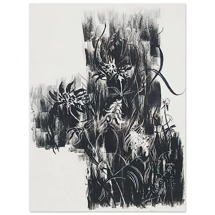 Johannes Itten - Waldrandblumen - 1919  75x100 cm / 30x40inches Fine Art Poster
