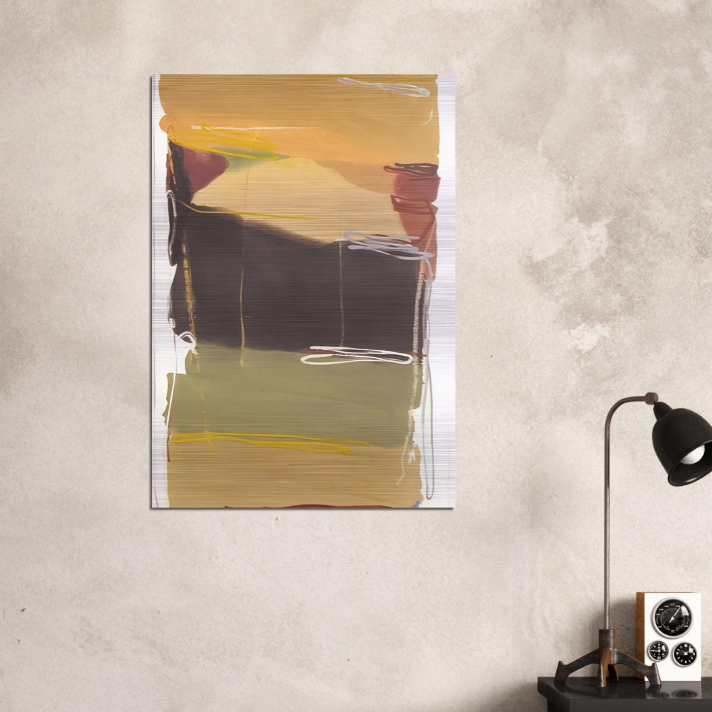 Untitled - 1993 - Larry Zox Brushed Aluminum Print - 70x100 cm / 28x40 inches | Larry Zox Aluminum Print | Larry Zox Prints