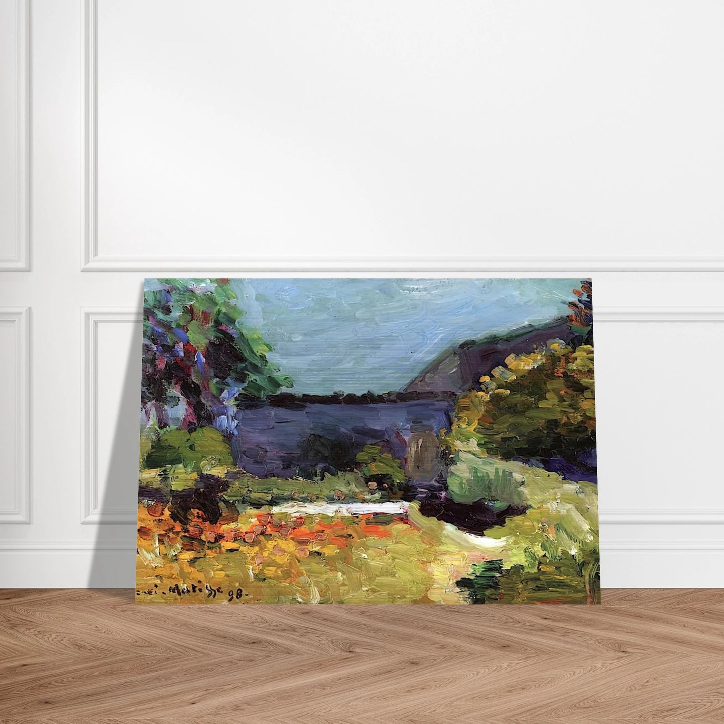 LANDSCAPE 1898 - Henri Matisse Brushed Aluminum Print - 70x100 cm / 28x40 inches | Henri Matisse Aluminum Print | Henri Matisse Prints