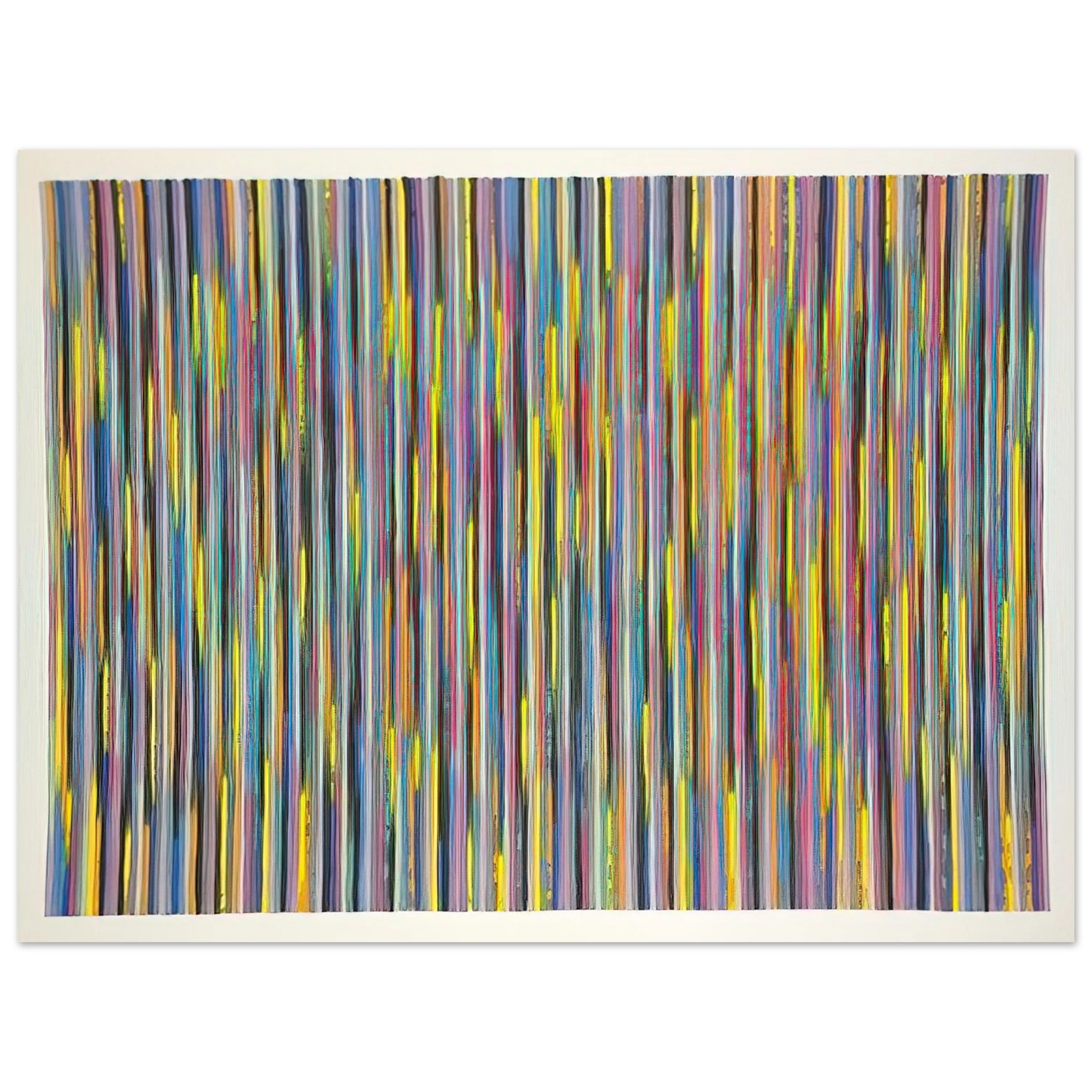 Gene Davis - Joy Ride - 1981  75x100 cm / 30x40inches Fine Art Poster